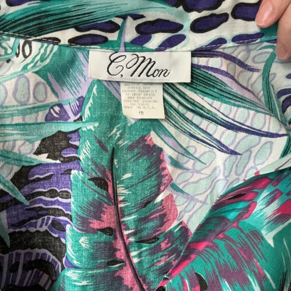 Vibrant Vintage Tropical Shirt - Picture 6 of 6